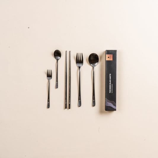 Debellin Black Essen Cutlery Set