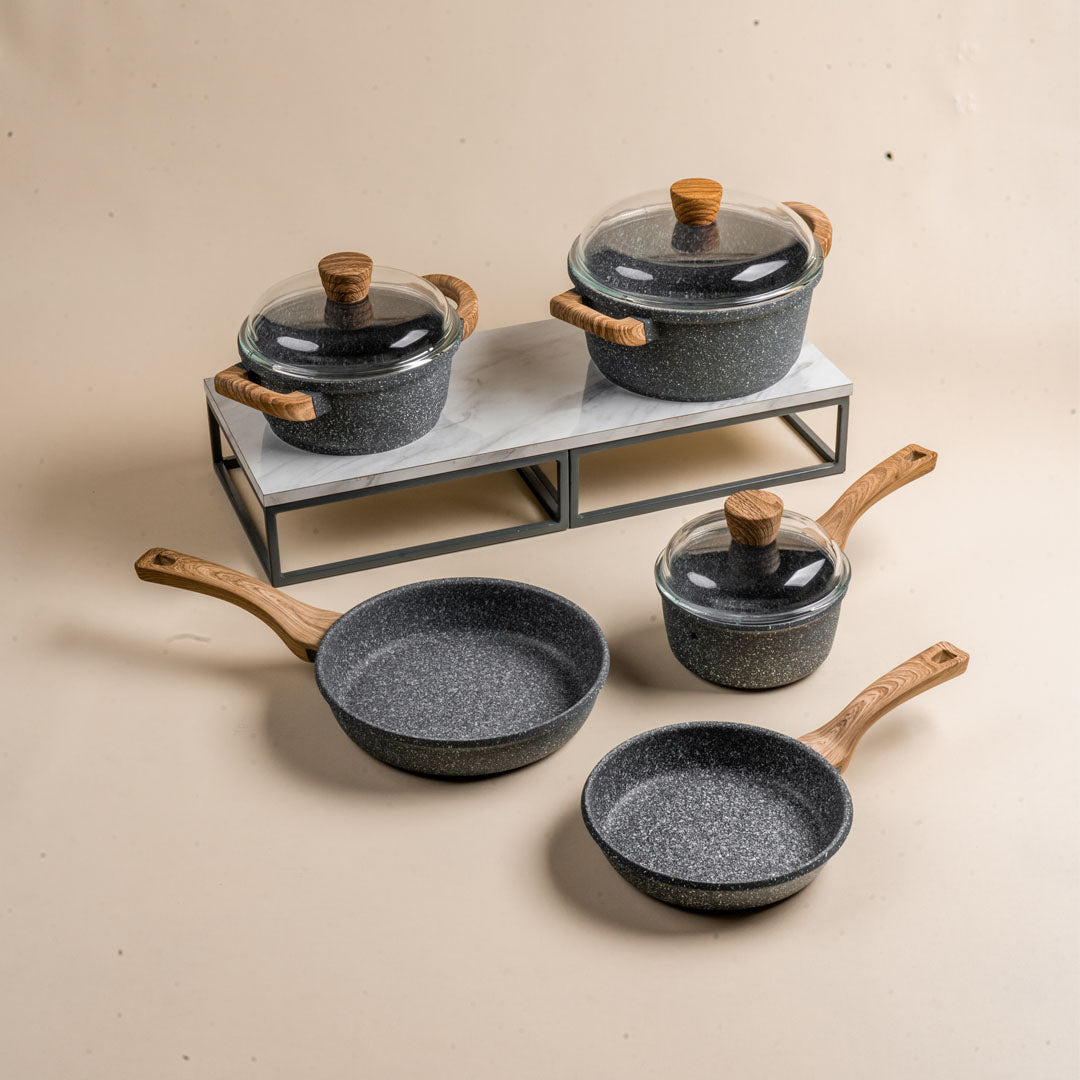 Debellin Grey Granite Basic Set of 5