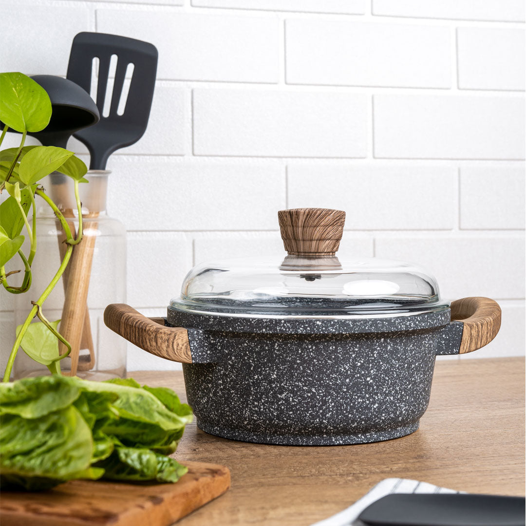 Debellin Grey Granite Casserole 20 cm