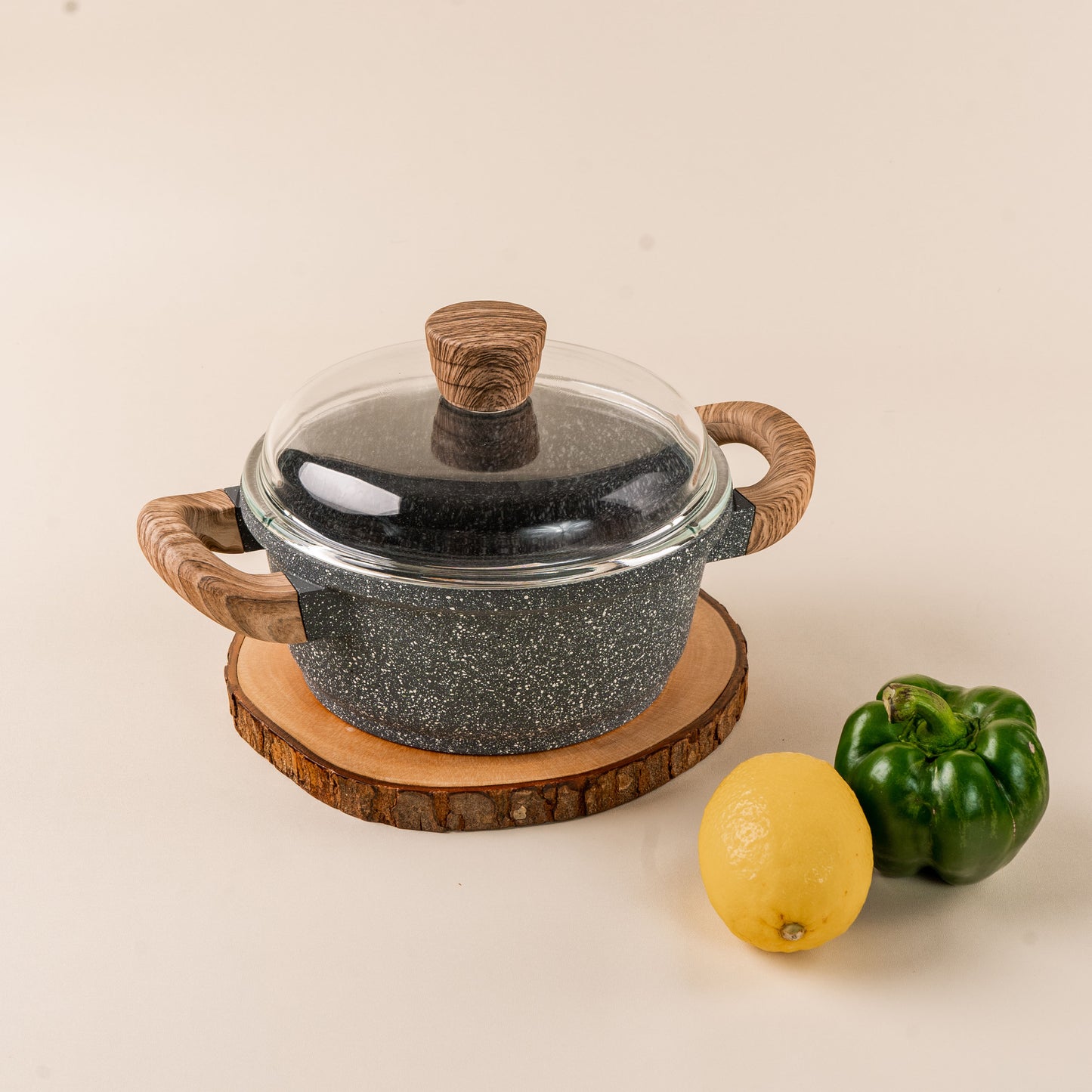 Debellin Grey Granite Casserole 20 cm