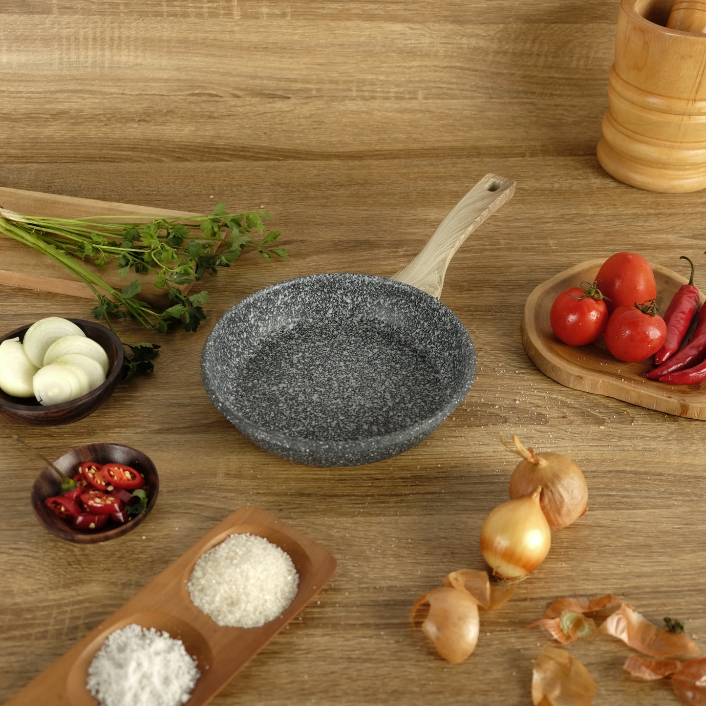 Debellin Grey Granite Fry Pan 20 cm