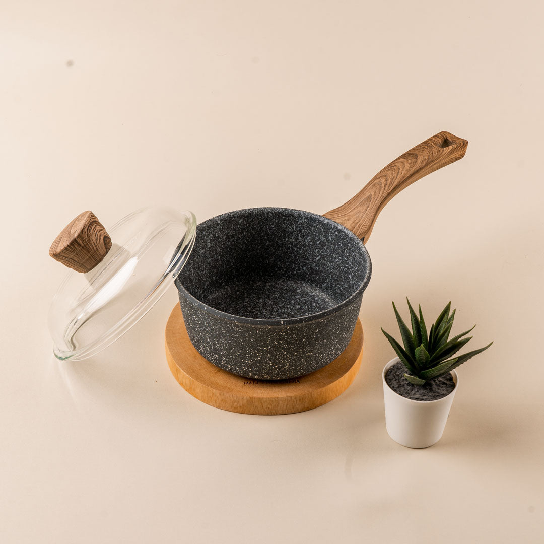 Debellin Grey Granite Sauce Pan 16 cm