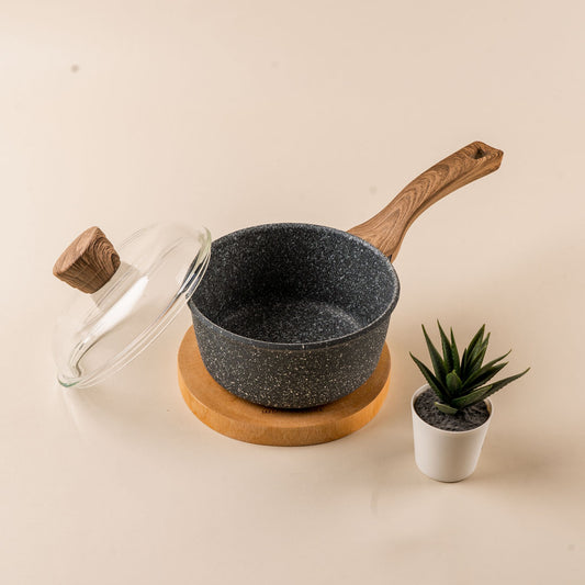 Debellin Grey Granite Sauce Pan 16 cm