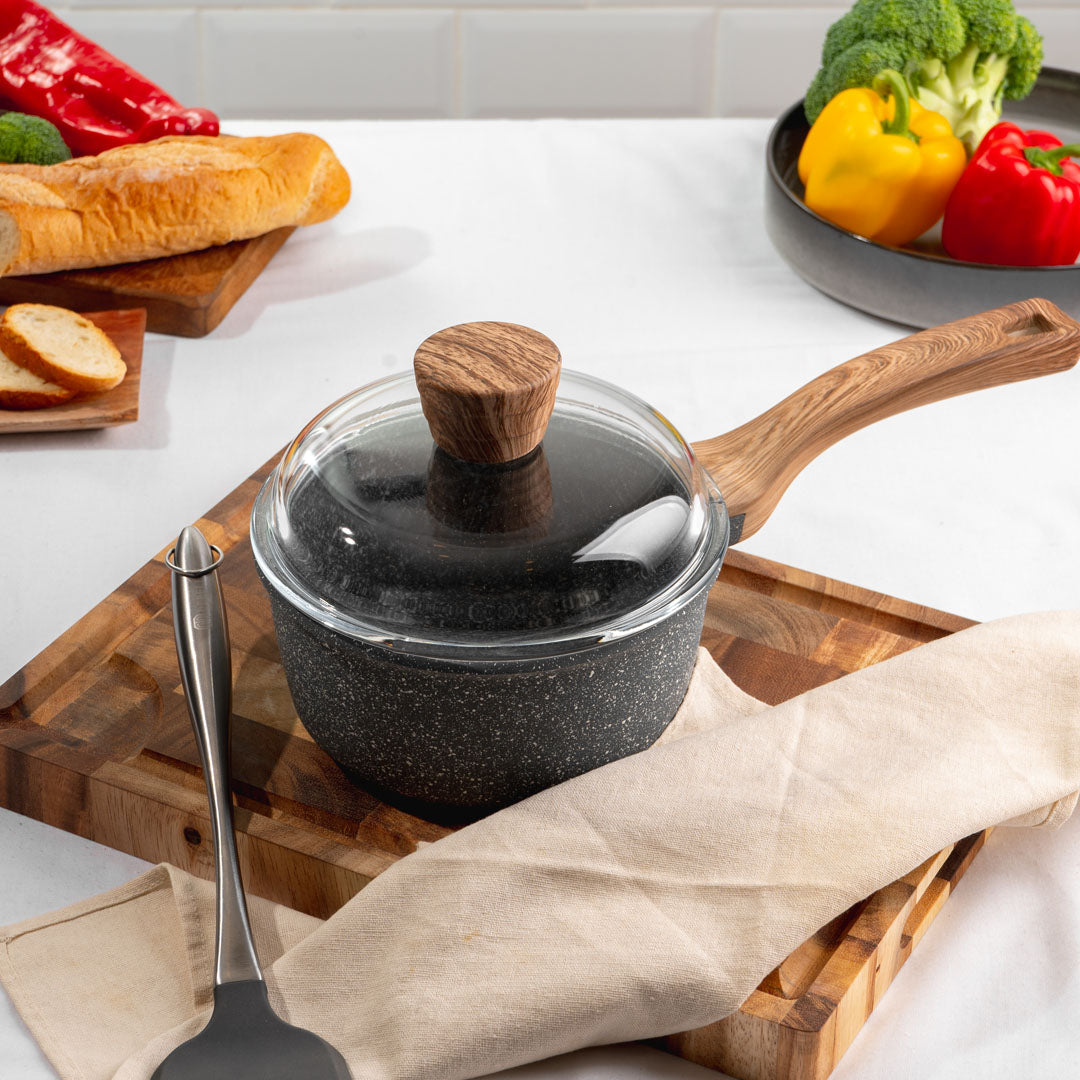 Debellin Grey Granite Sauce Pan 16 cm