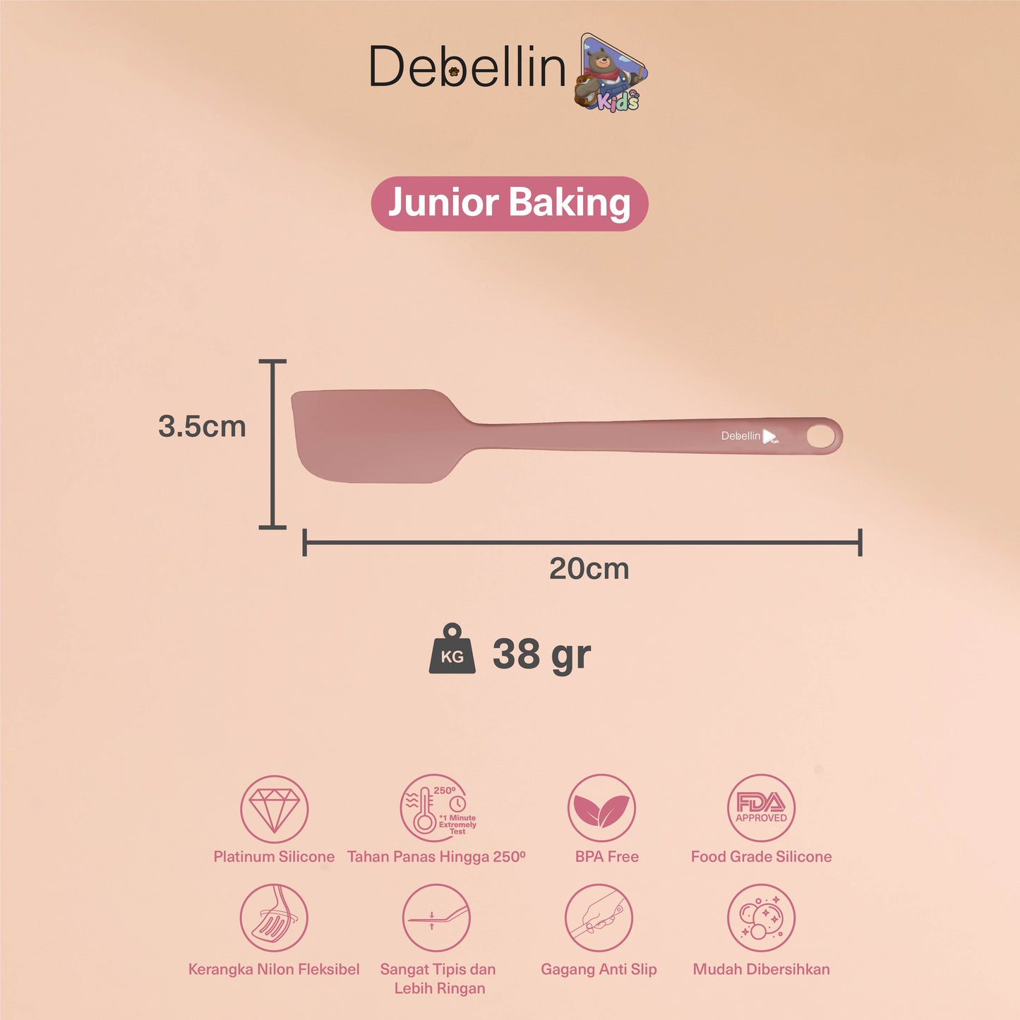 Debellin Junior Spatula baking