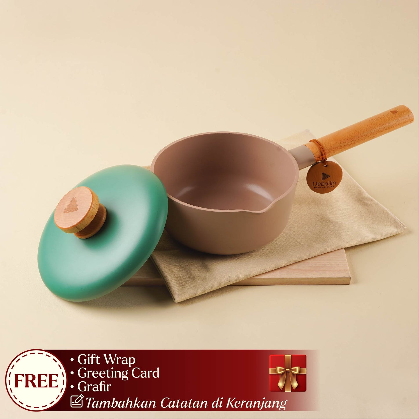 Debellin Blume Sauce Pan 18 cm Peony Mix & Match