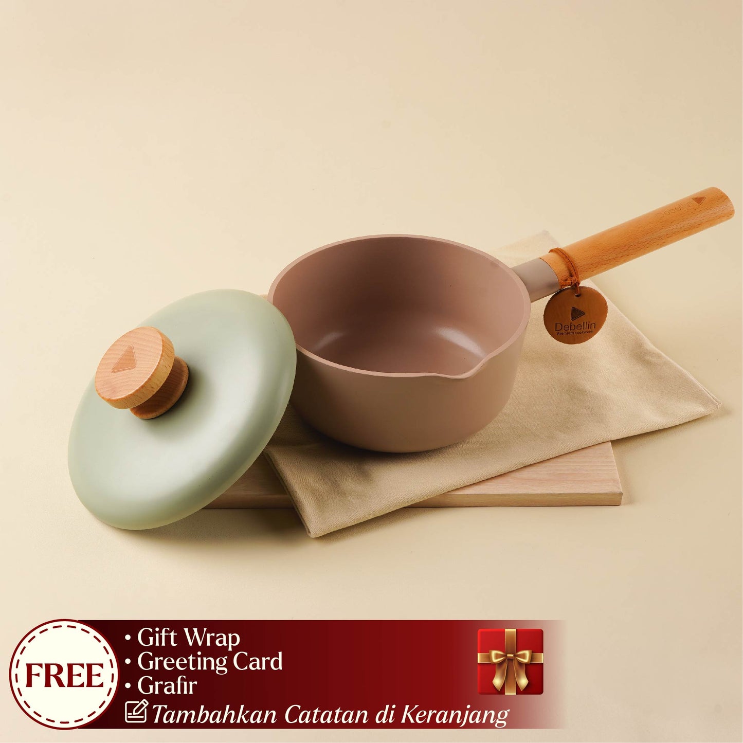 Debellin Blume Sauce Pan 18 cm Peony Mix & Match