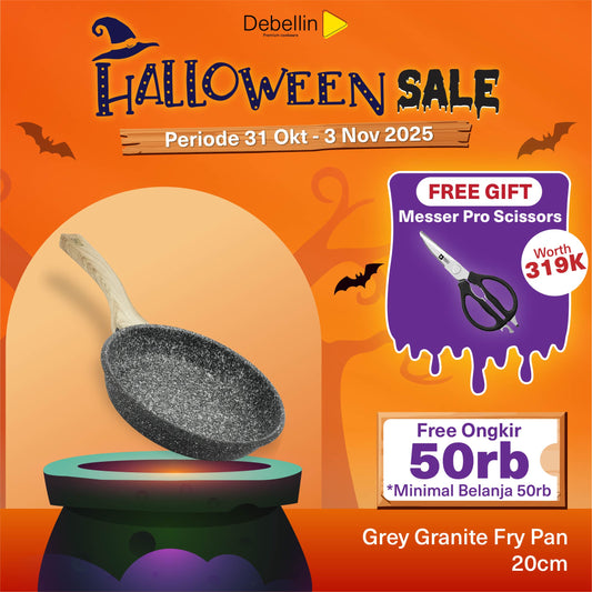 Debellin Grey Granite Fry Pan 20 cm