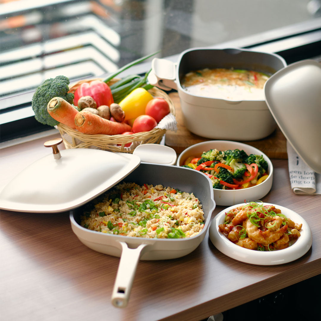 Debellin X YDC Down To Earth Set - Casserole 24 cm & Deep Frypan 26 cm