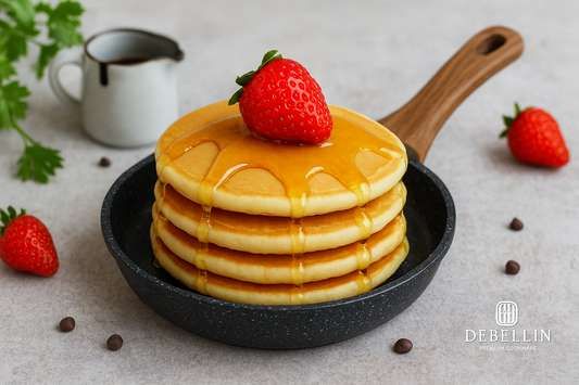 Resep Pancake Lembut & Sehat: Masak Praktis dengan Debellin Mini Fry Pan 14 cm
