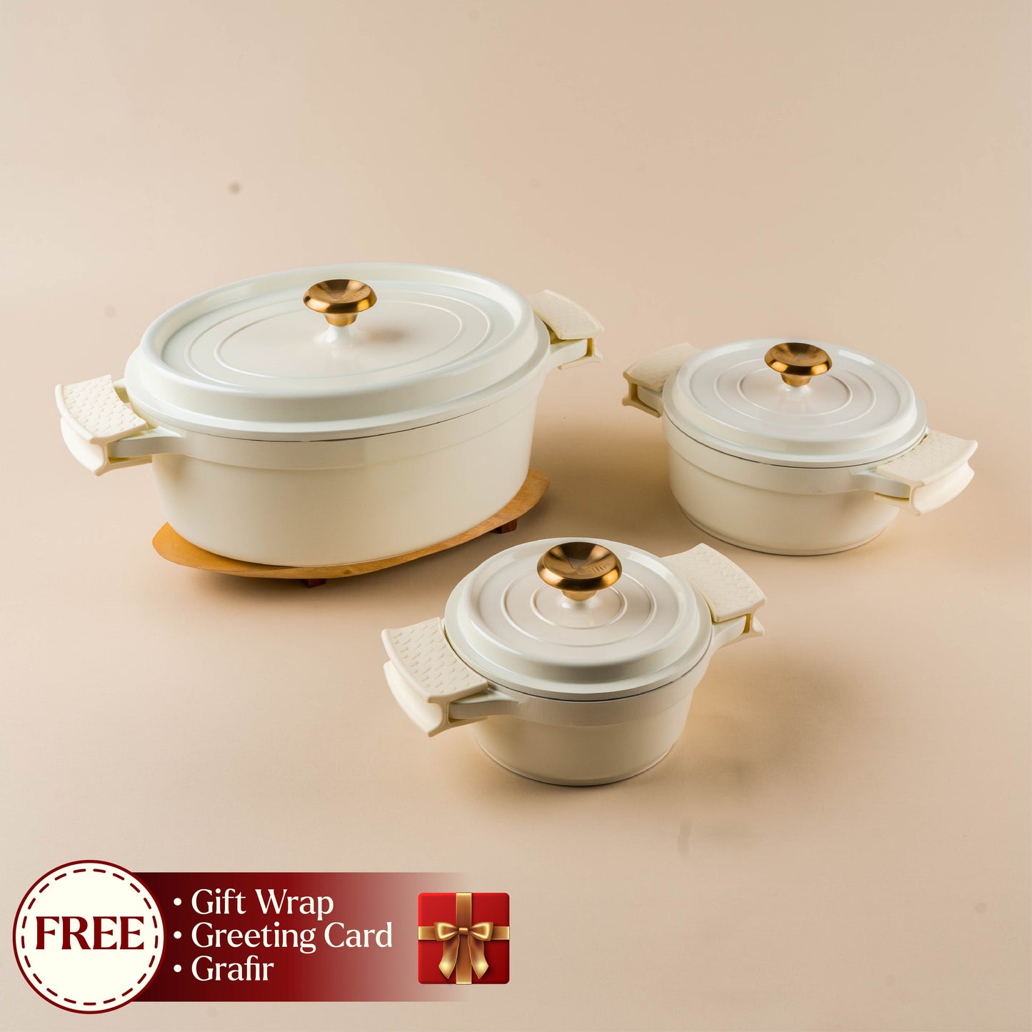 Debellin Artisan Dutch Oven II Set of 3
