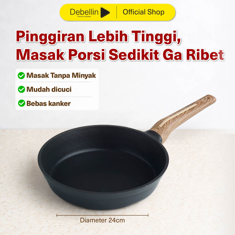Debellin Absolute Granite Fry Pan 24 cm