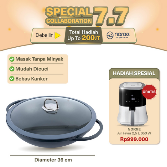 Debellin Classic Wok Pan 36 cm