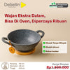 Debellin Grey Granite Personal Wok 24 cm