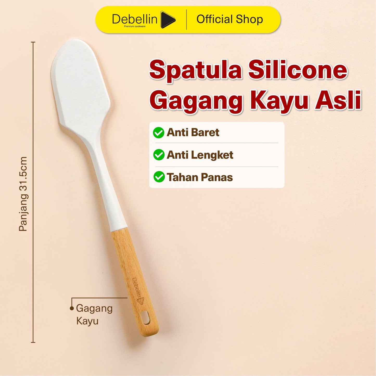 Debellin Spatula Helfen Baking