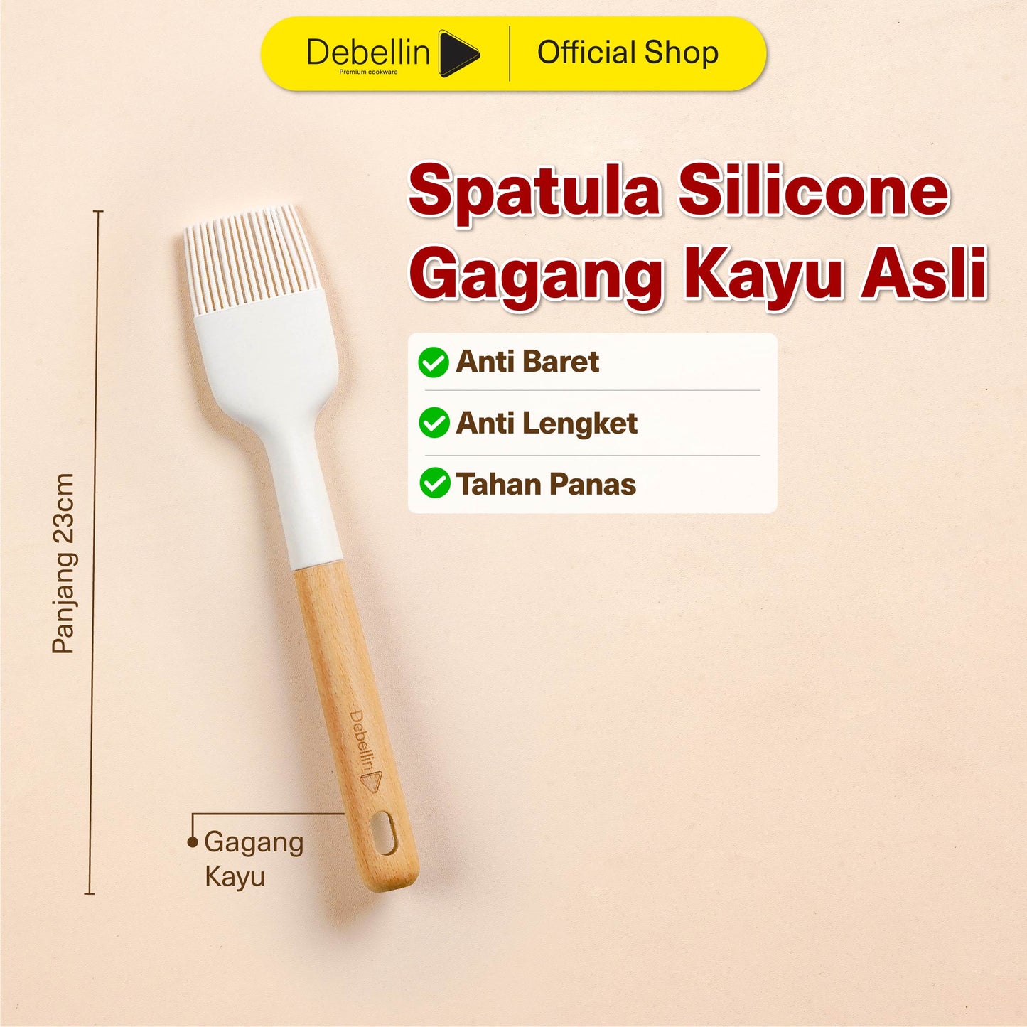 Debellin Spatula Helfen Brush