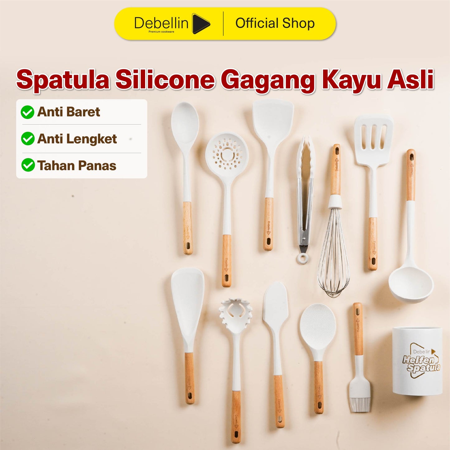 Debellin Helfen Spatula Set of 12