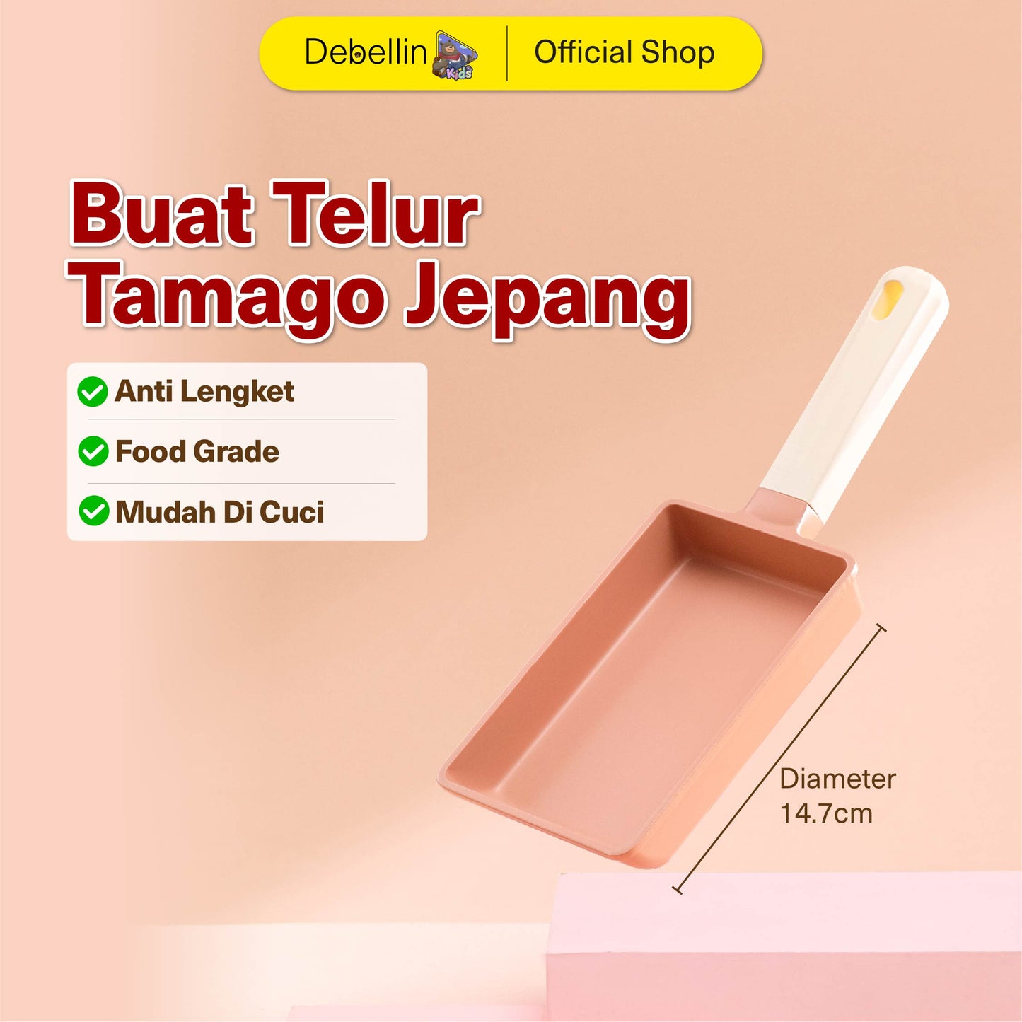 Debellin Junior Cactus Tamago Pan