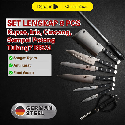 Debellin Messer Pro Knife Set of 8