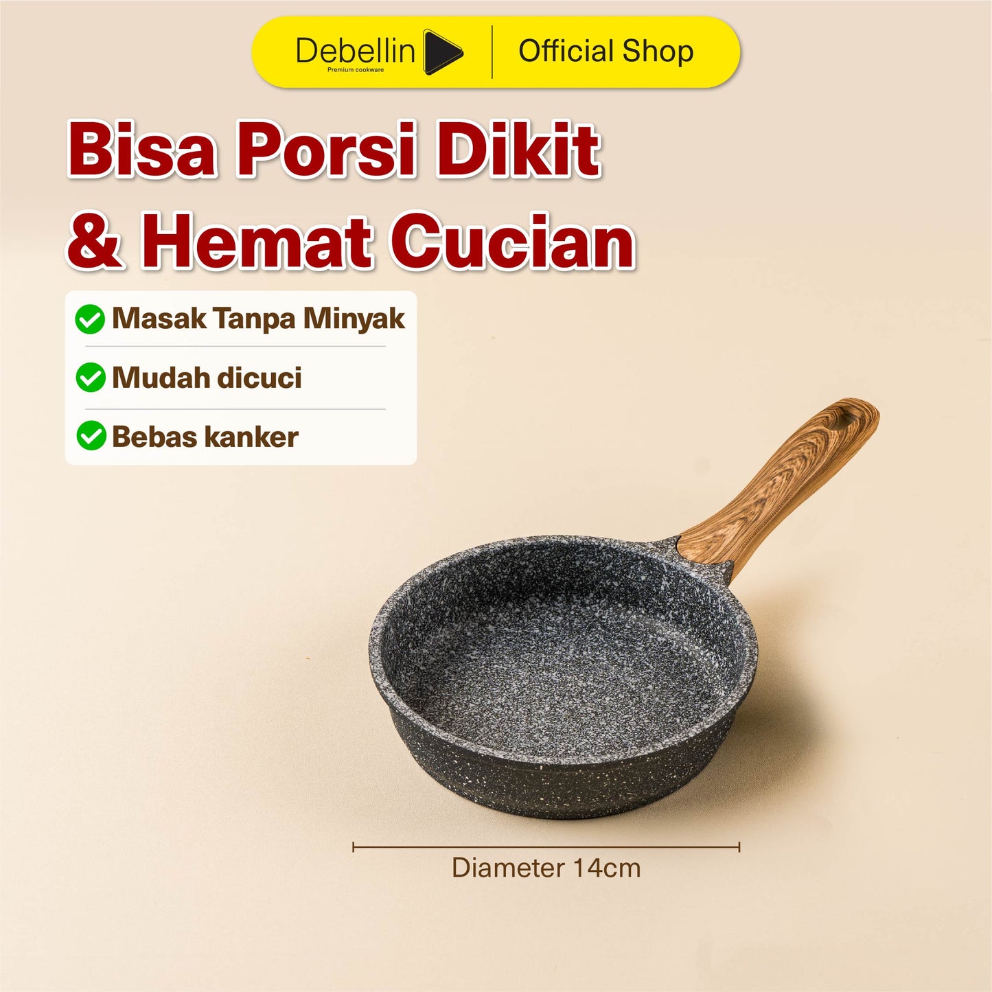 Debellin Mini Fry Pan 14 cm