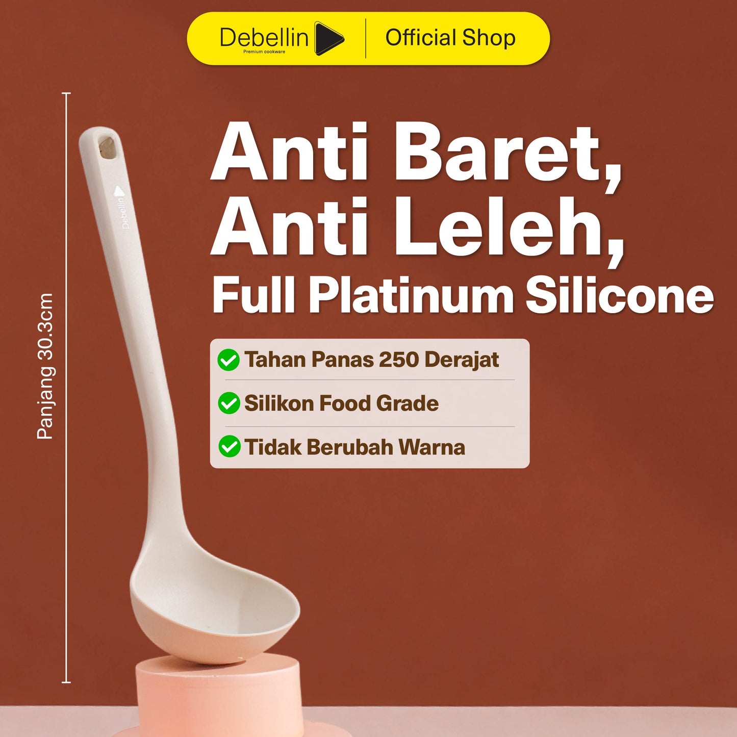 Debellin Sat Set Premium Spatula Ladle