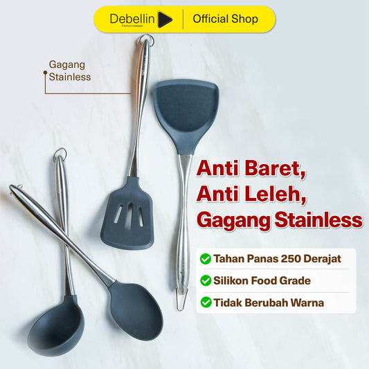 Debellin Stahl Spatula Set Of 4