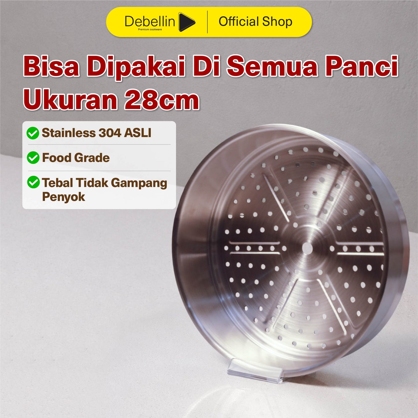 Debellin Universal Steamer Stainless