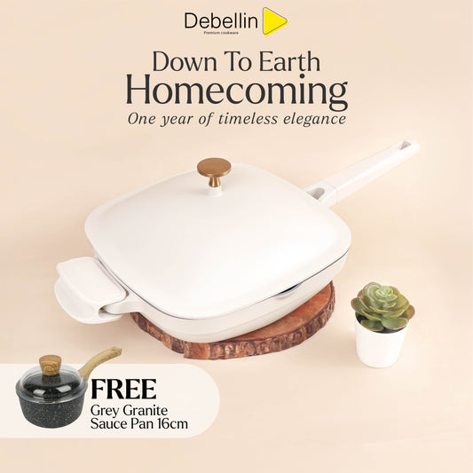Debellin Down To Earth Deep Fry Pan 26 cm