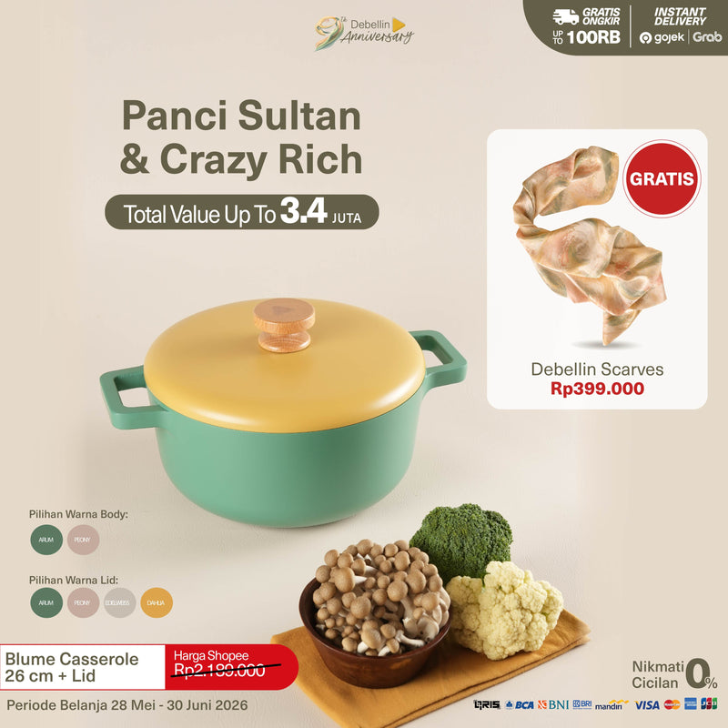 Debellin Blume Casserole 26 cm Arum Mix & Match