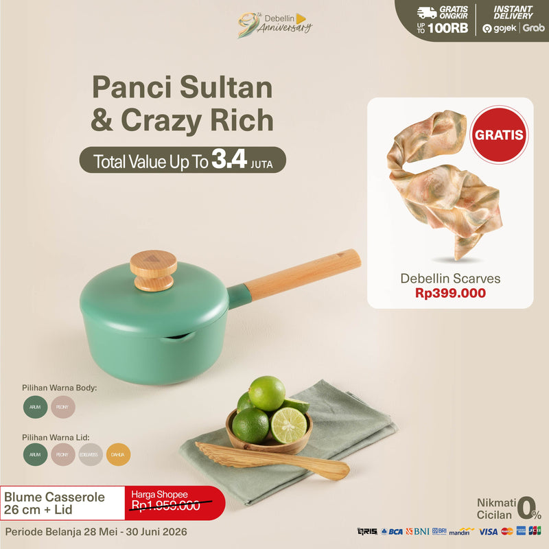 Debellin Blume Sauce Pan 18 cm Arum Mix & Match
