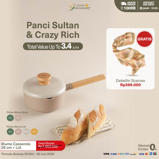 Debellin Blume Sauce Pan 18 cm Peony Mix & Match