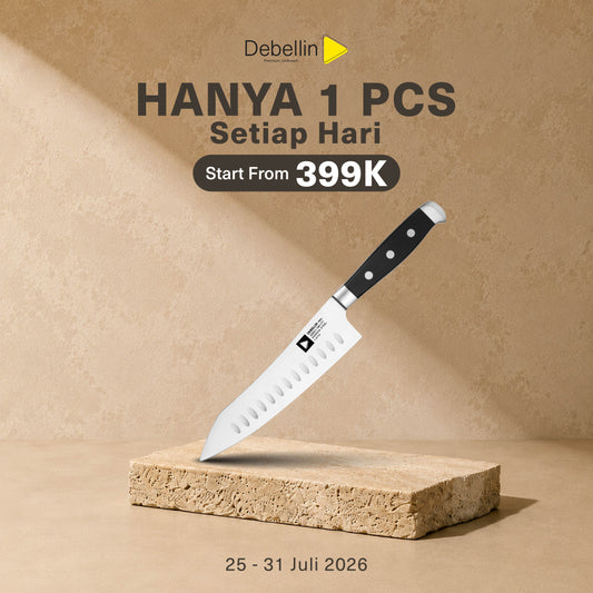 Debellin Messer Pro Santoku Knife 7"
