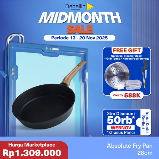 Debellin Absolute Granite Fry Pan 28 cm