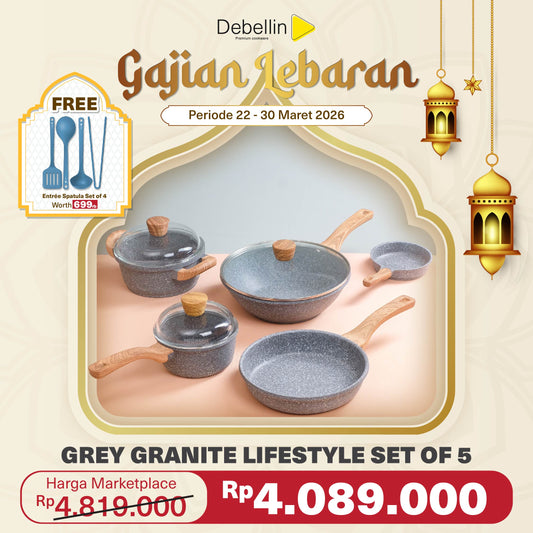 Debellin Grey Granite Lifestyle Set of 5