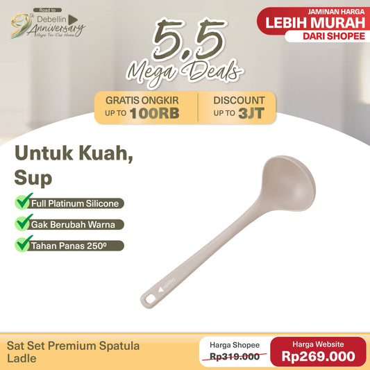 Debellin Sat Set Premium Spatula Ladle