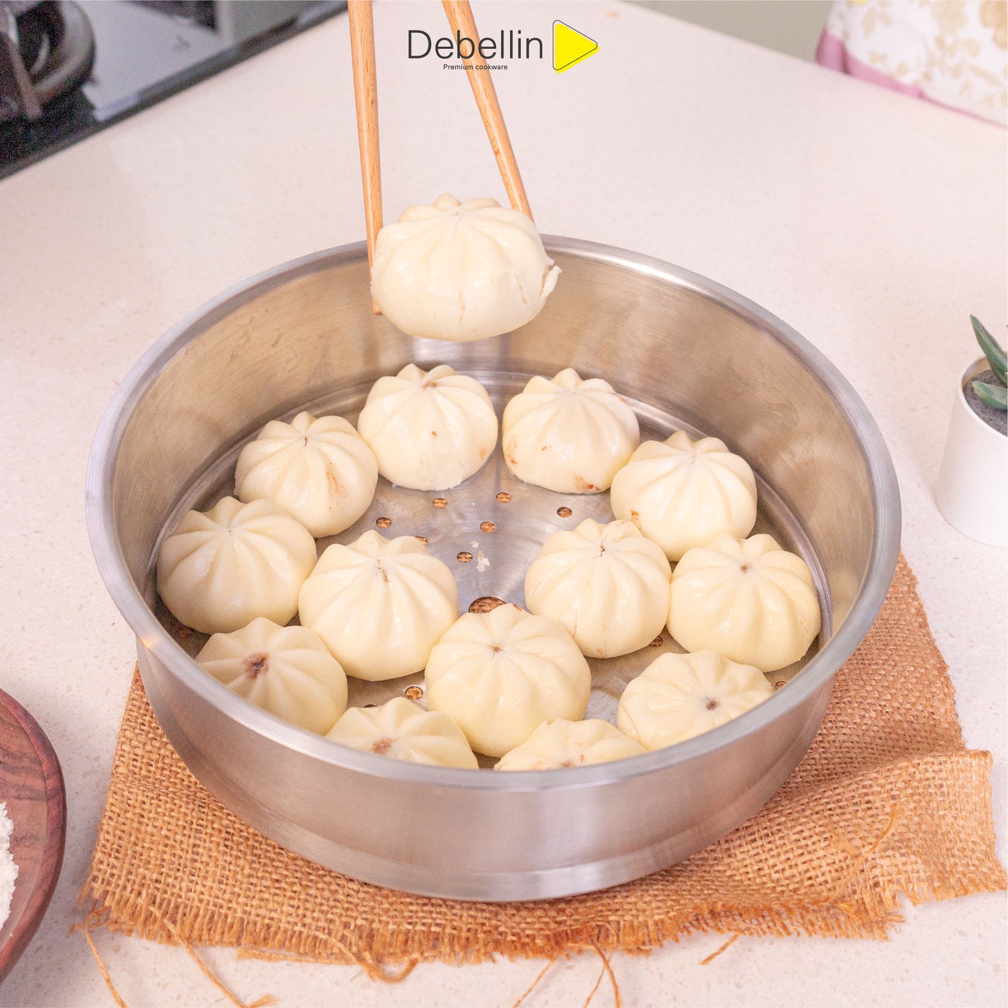 (New Arrival) Debellin Universal Steamer Stainless