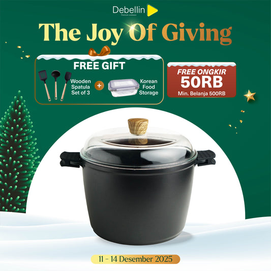 Debellin Absolute Granite Stock Pot 28 cm