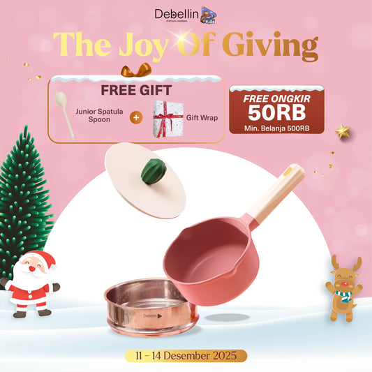 Debellin Junior Cactus Sauce Pan with Steamer 14 cm