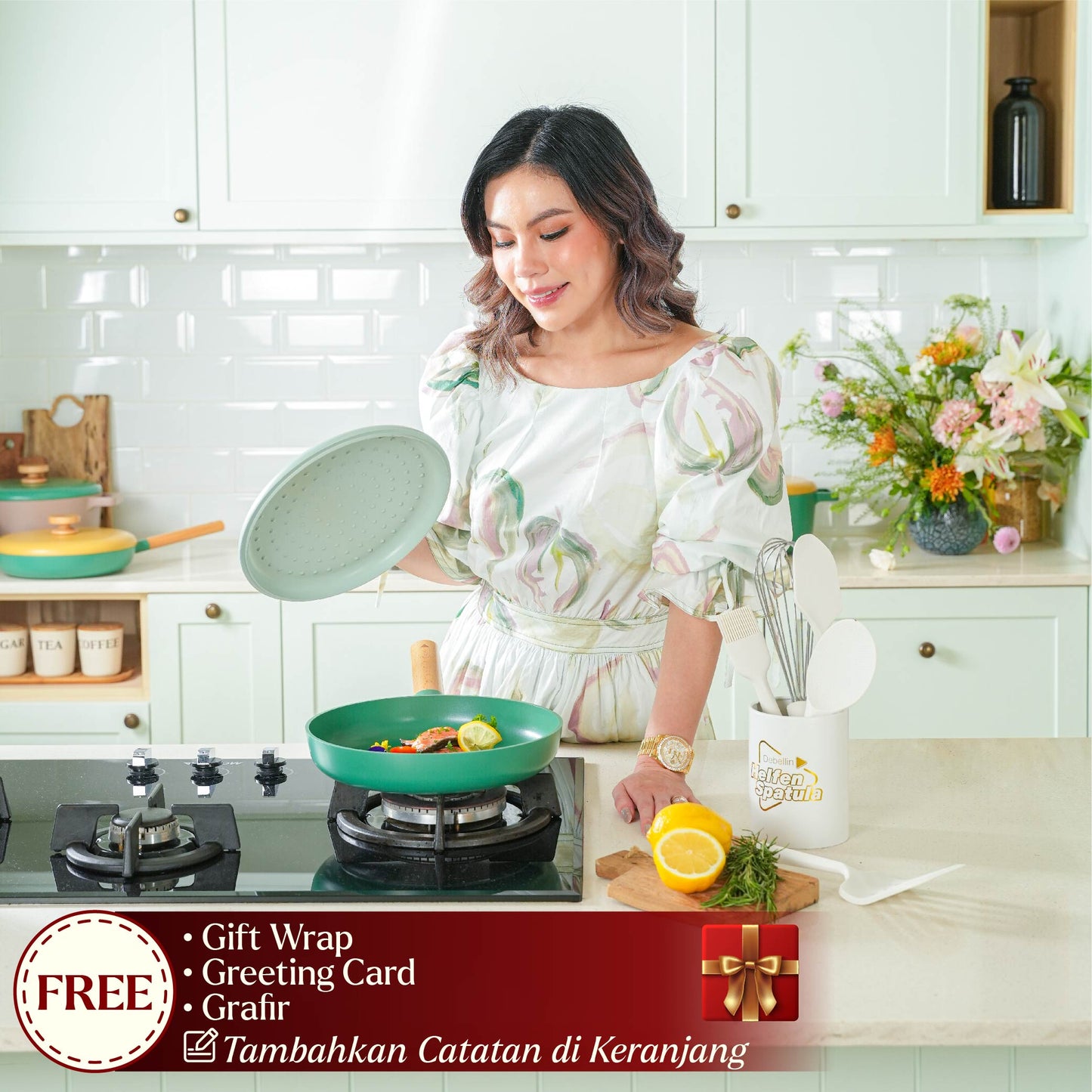 Debellin Blume Fry Pan 26 cm Arum Mix & Match