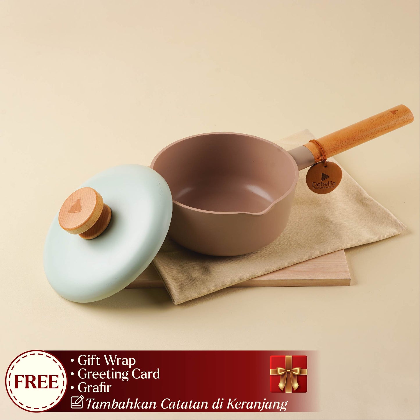 Debellin Blume Sauce Pan 18 cm Peony Mix & Match