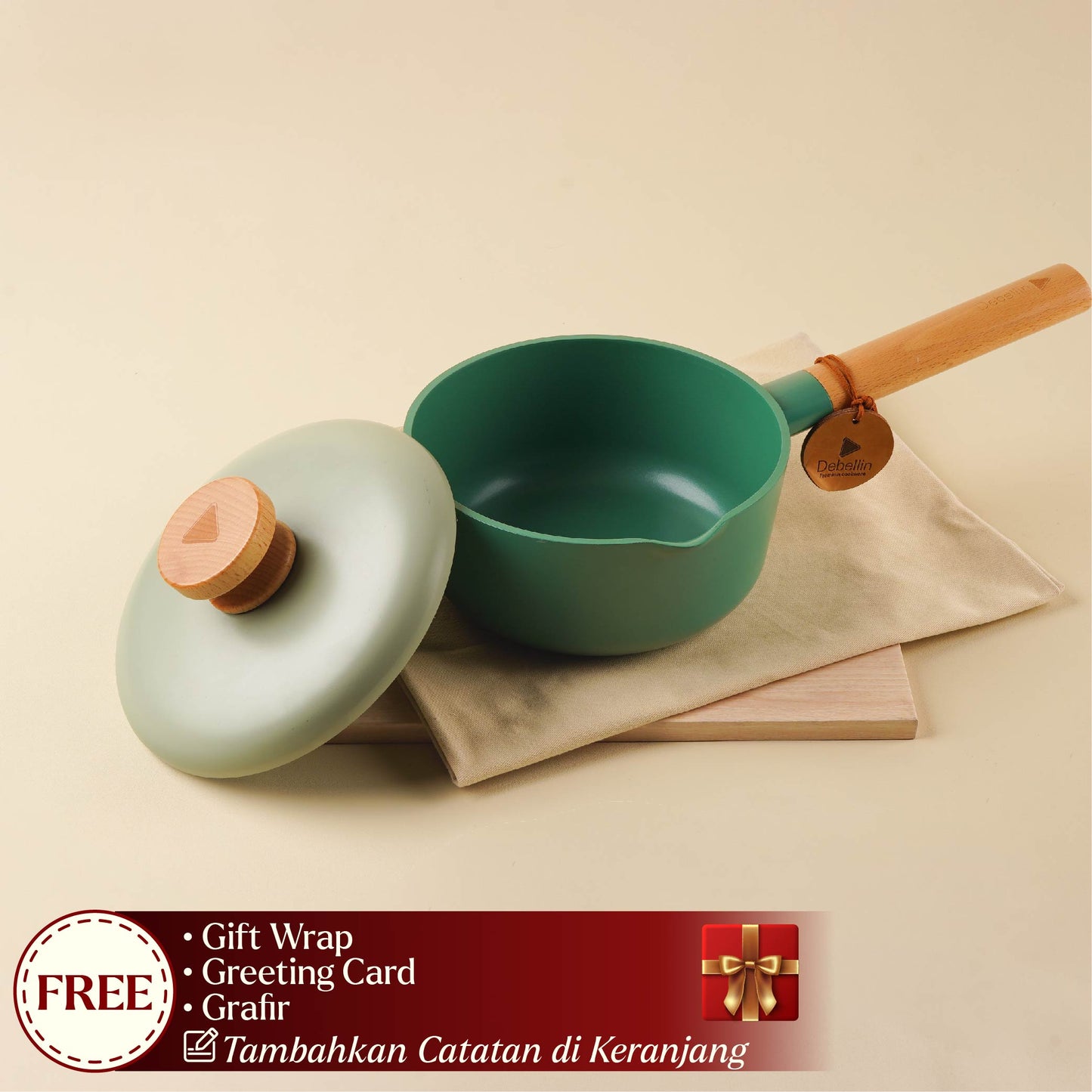 Debellin Blume Sauce Pan 18 cm Arum Mix & Match