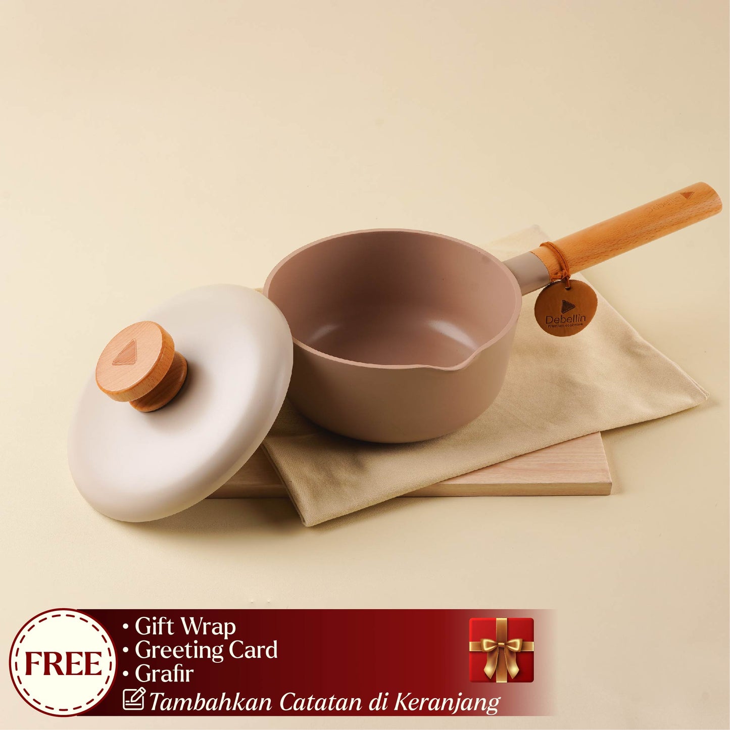 Debellin Blume Sauce Pan 18 cm Peony Mix & Match
