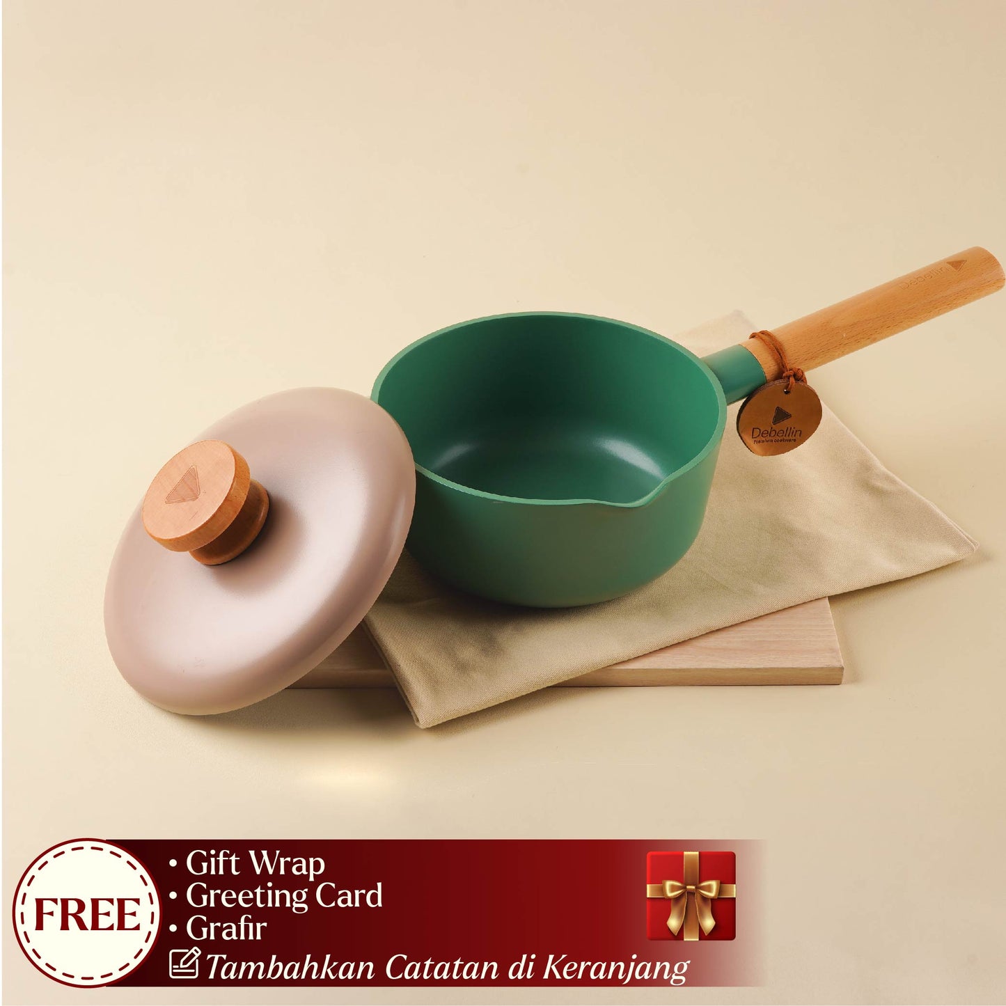 Debellin Blume Sauce Pan 18 cm Arum Mix & Match