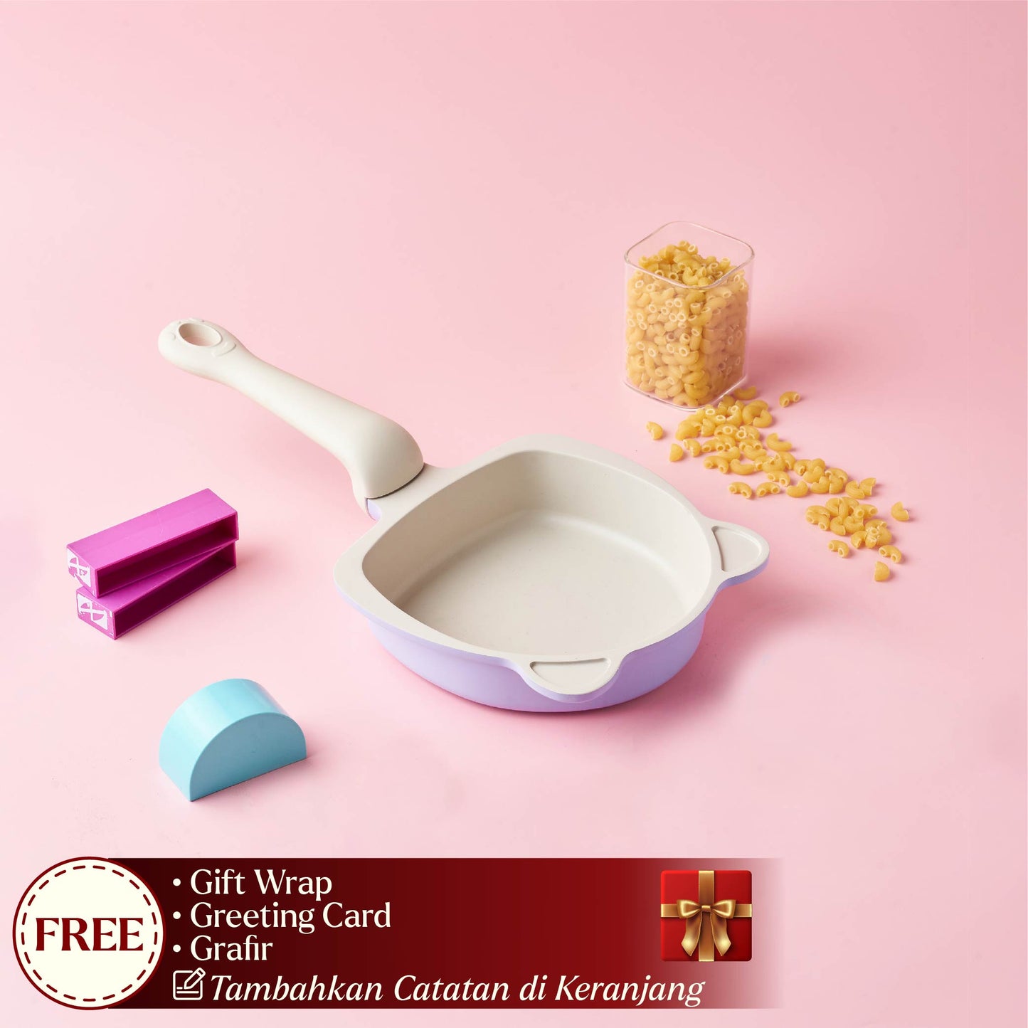 Debellin Kids Cotton Candy Fry Pan 16 cm