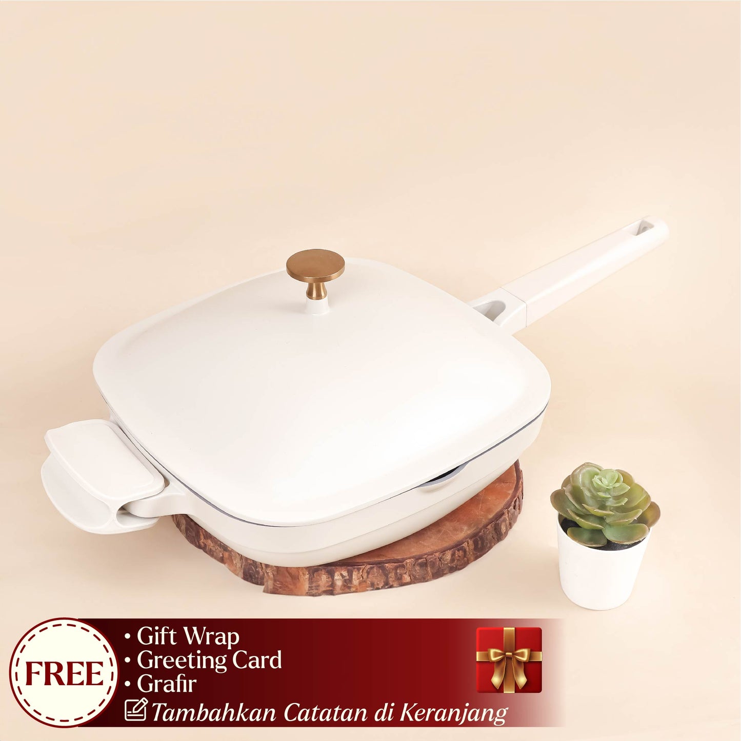 Debellin X YDC Down To Earth Deep Fry Pan 26 cm