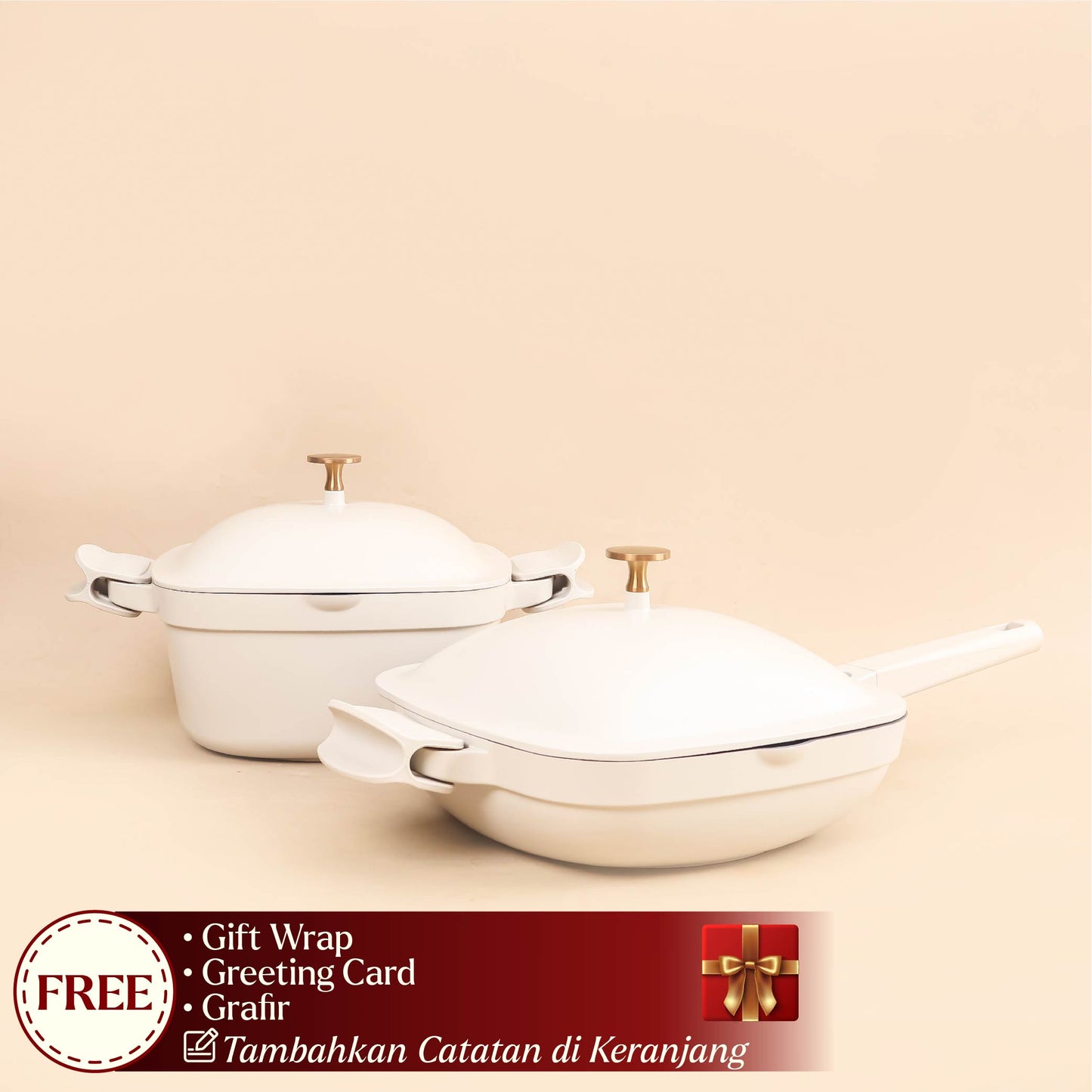Debellin X YDC Down To Earth Set - Casserole 24 cm & Deep Frypan 26 cm