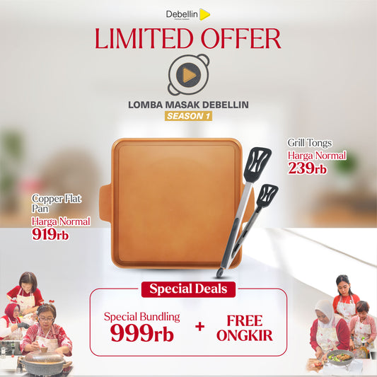 Debellin Copper Grill Flat