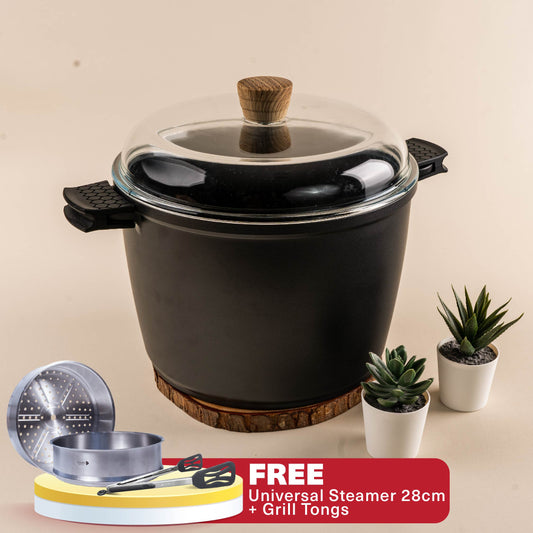 Debellin Absolute Granite Stock Pot 28 cm