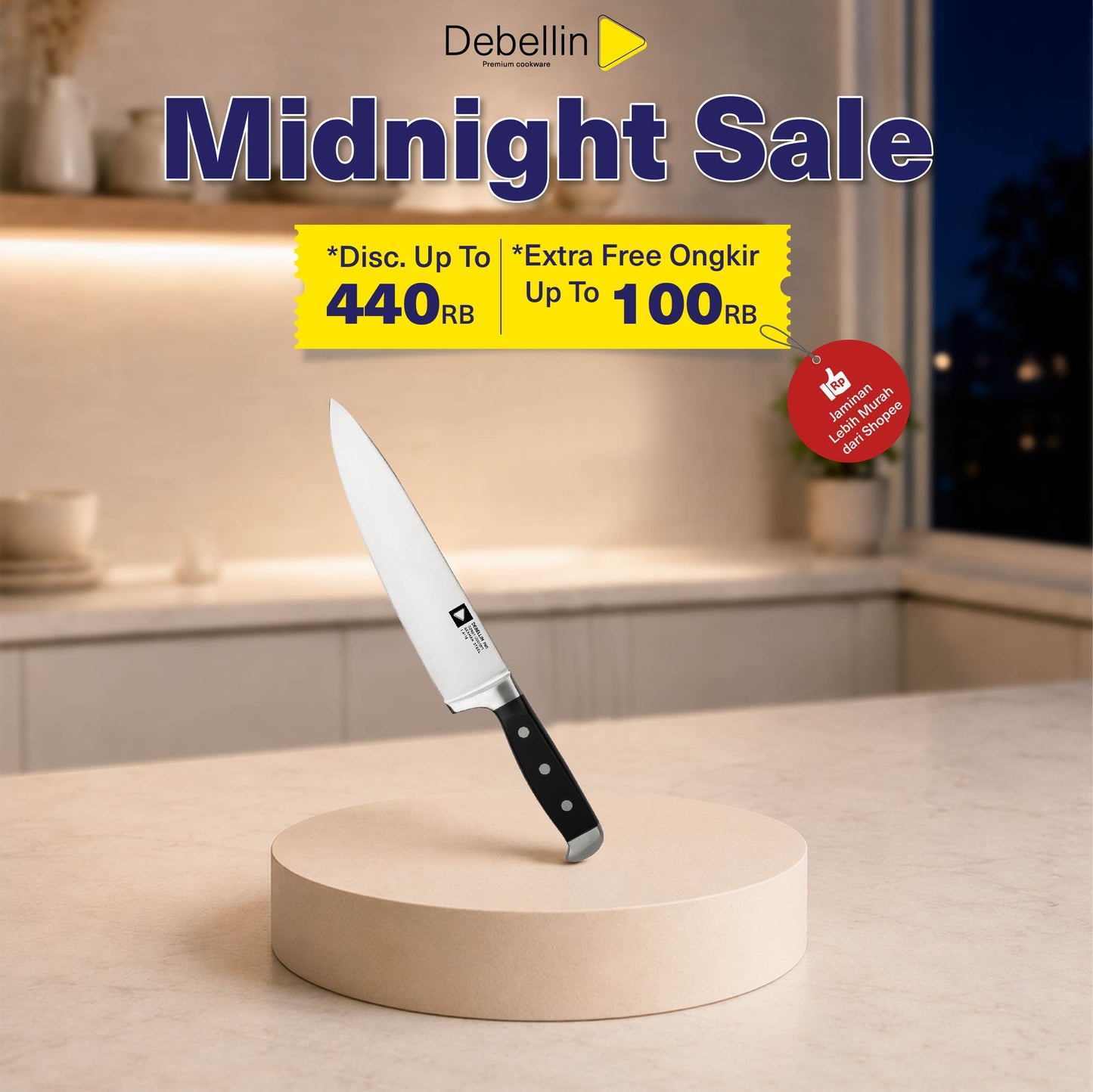 Debellin Messer Pro Chef Knife 8"
