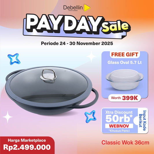 Debellin Classic Wok Pan 36 cm